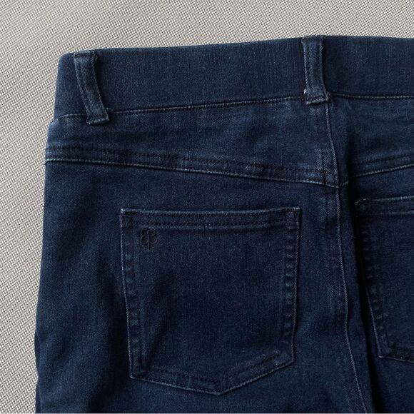 Betabrand Dark Denim Pull On Straight Leg Jeans Women’s Size XS - Picture 4 of 9